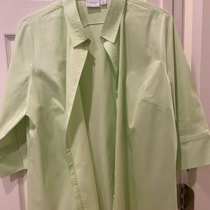 Stretchy 3/4 Sleeve Blouse